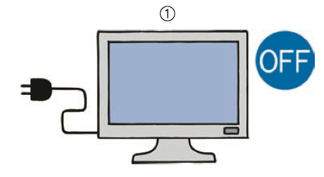 電源プラグが差し込まれていない